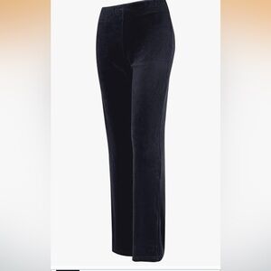 Elegant Black velvet Women's dress pants size medium